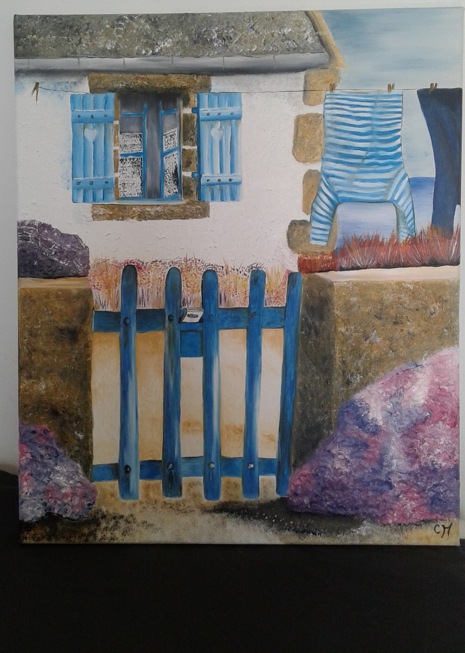 au bord de la mer