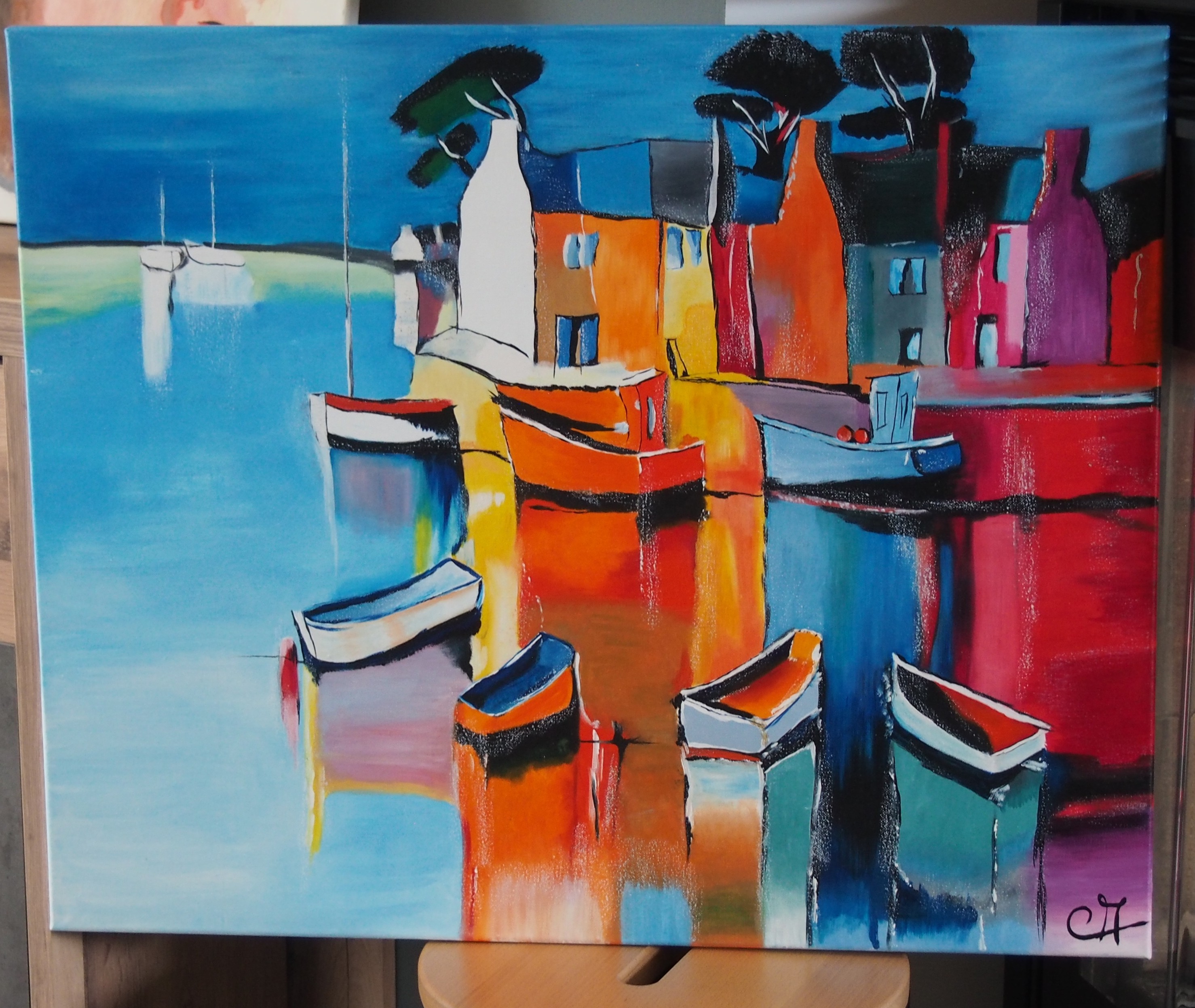 au port