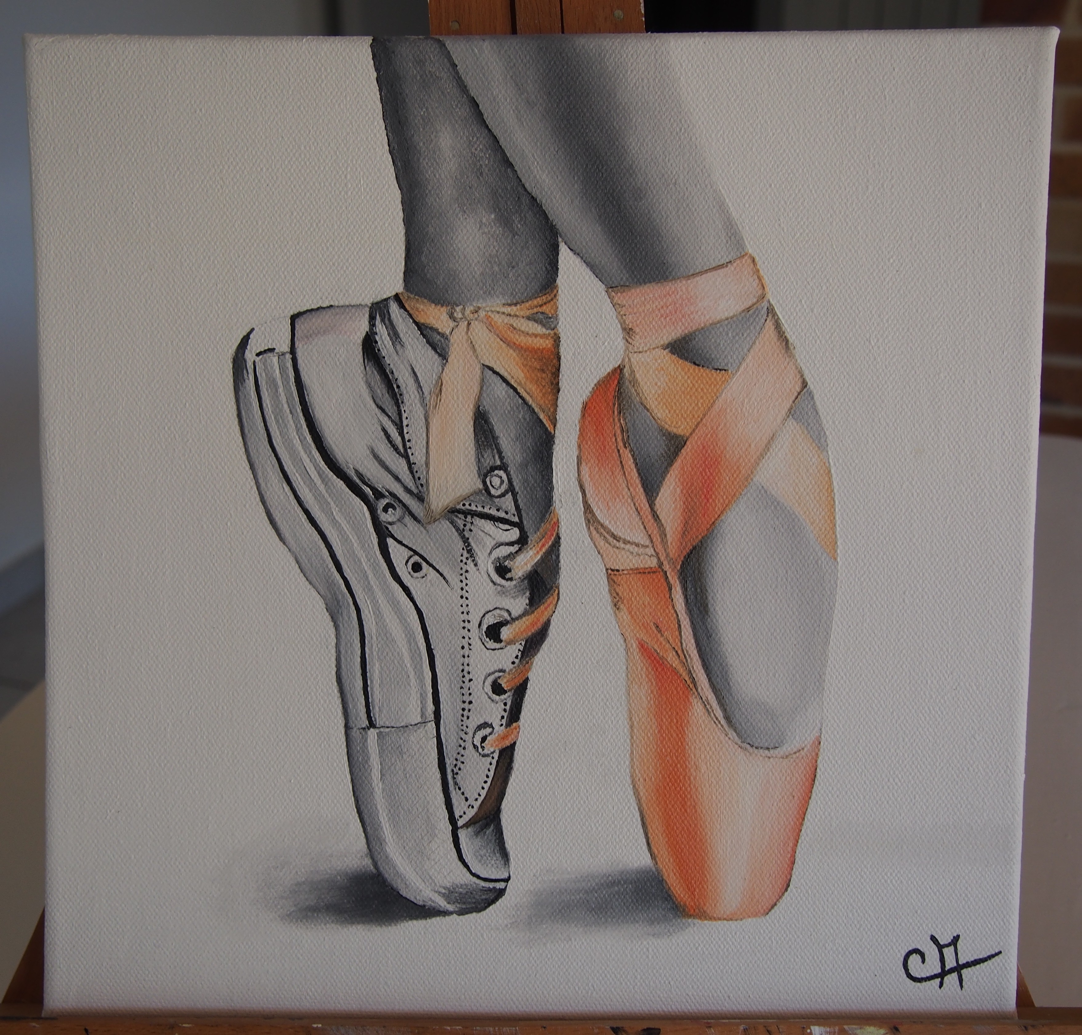 ballerine et converse